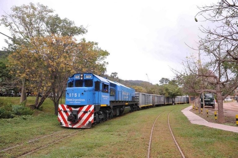 Ladrones asaltaron un tren de cargas en Monte Vera.