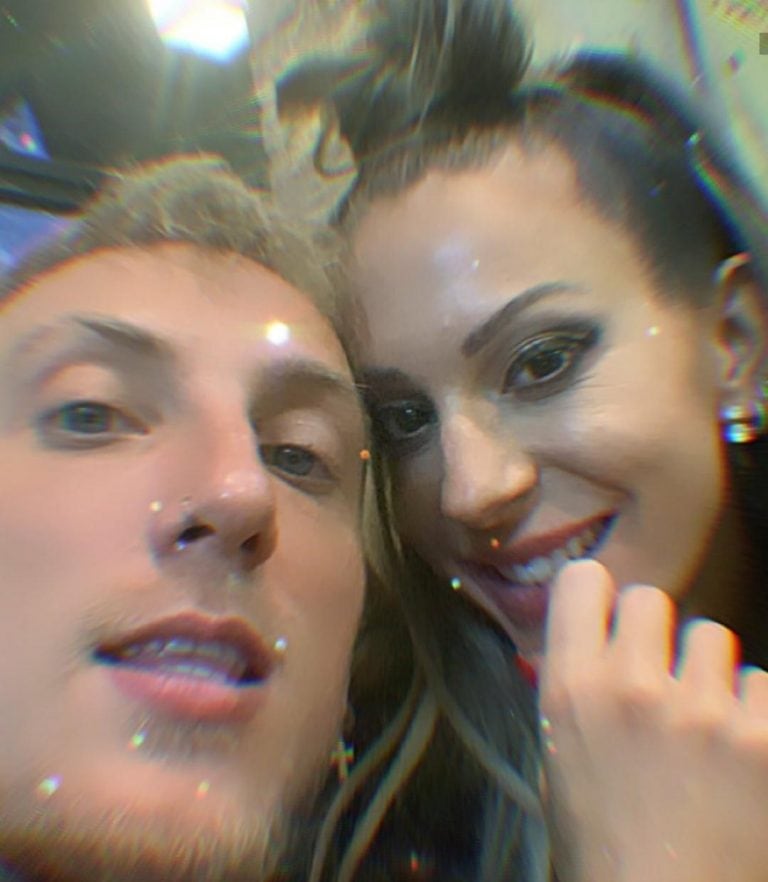 Noelia Marzol y El Polaco (Foto: Instagram)