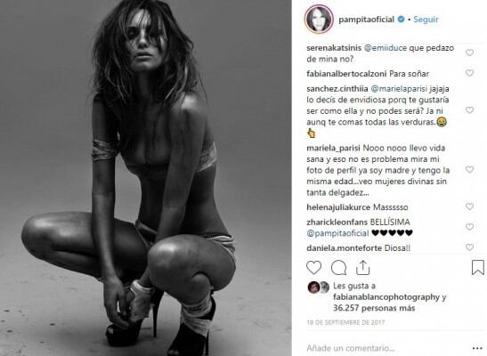 Pampita encadenada (Instagram).