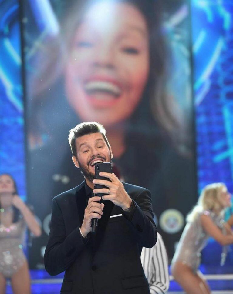 Marcelo Tinelli jugó con los filtros de Snapchat (Foto: Instagram)