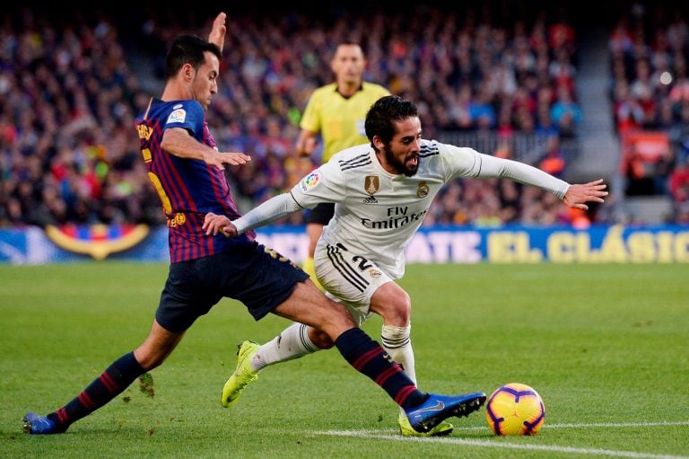 El clásico (Photo by Josep LAGO / AFP)