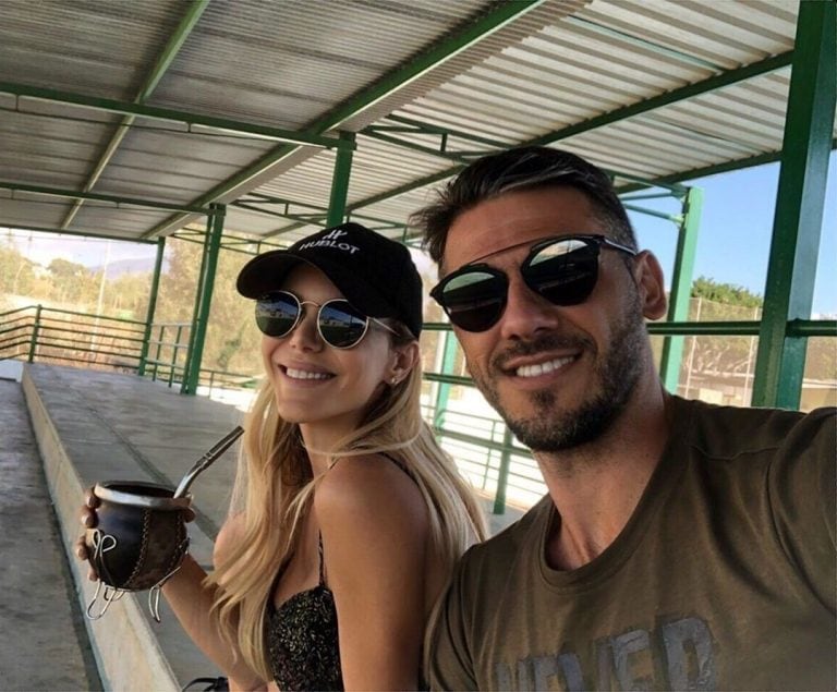 Evangelina Anderson y Martín Demichelis (Foto: Instagram/evangelinaanderson)