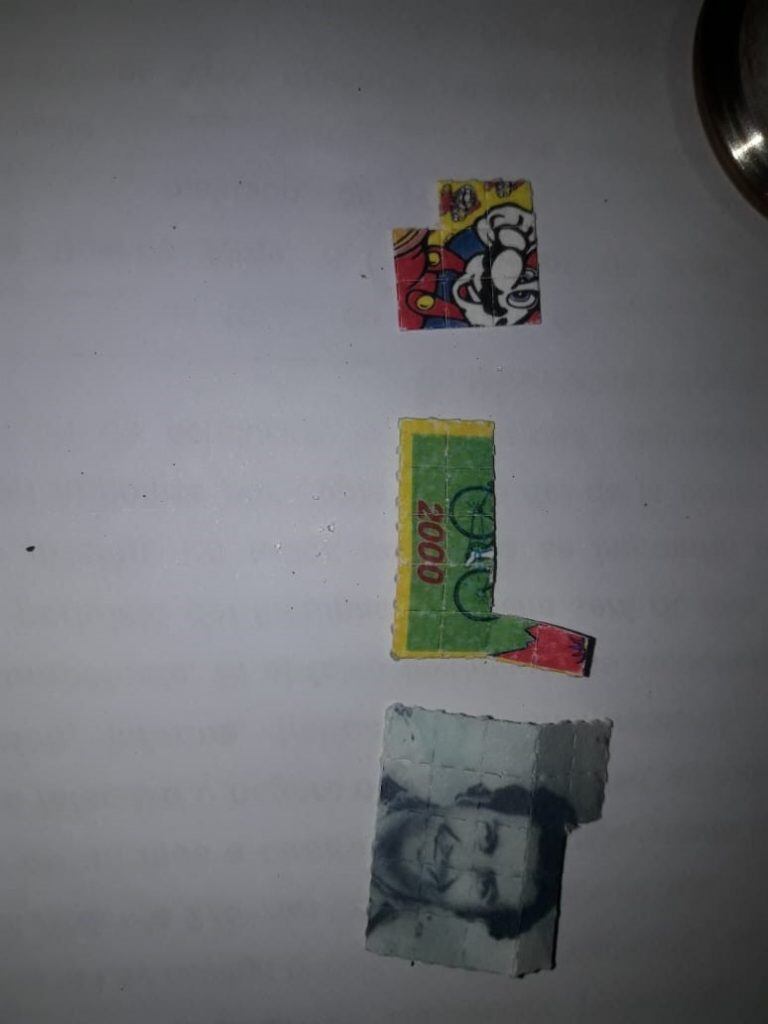 LSD incautado por la policía