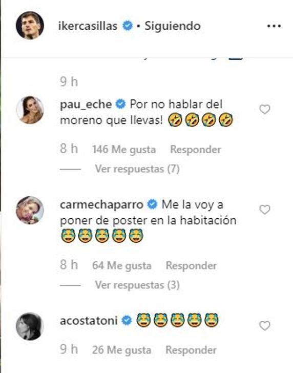 Los comentarios de Paula Echevarría y Carme Chaparro.