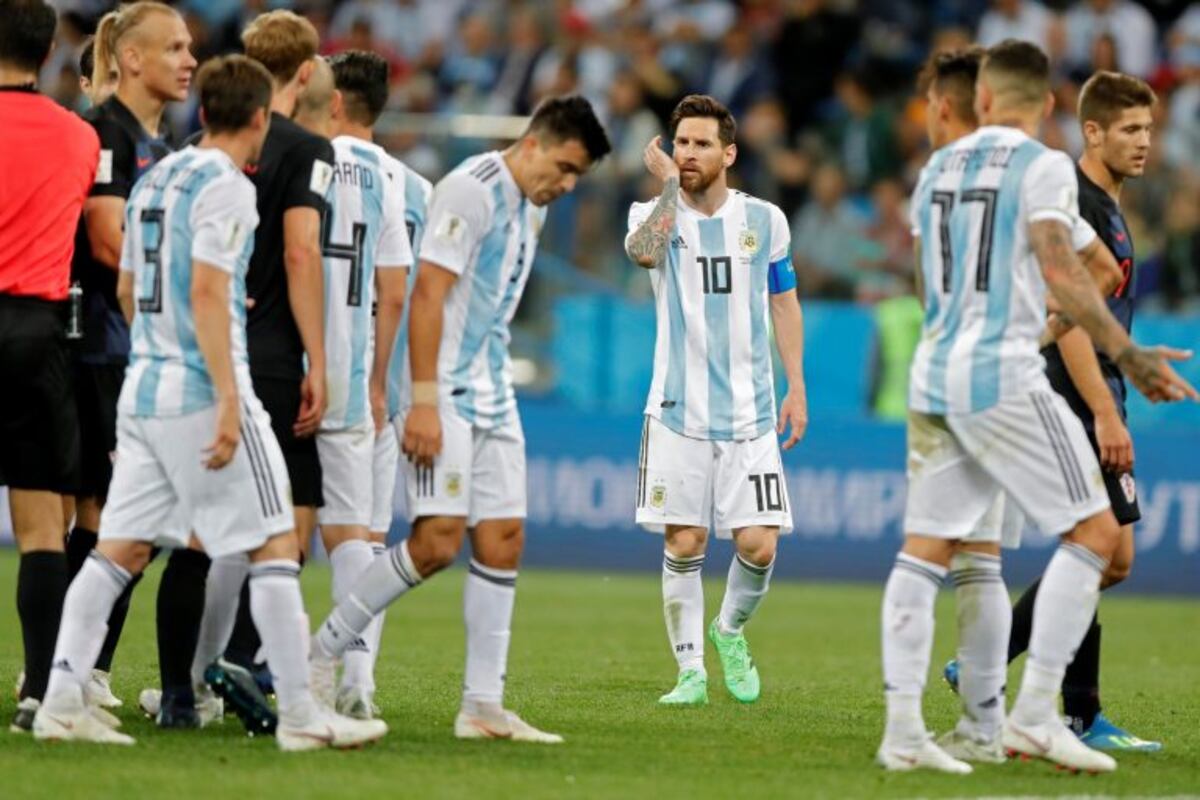 Papelón mundial: Argentina perdió 3 a 0 con Croacia y puso en duda su clasificación