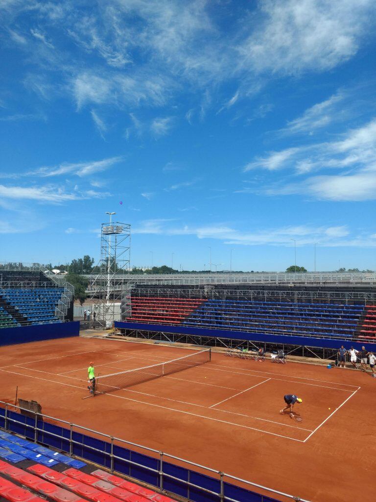 El predio del Kempes se prepara para recibir el Córdoba Open.