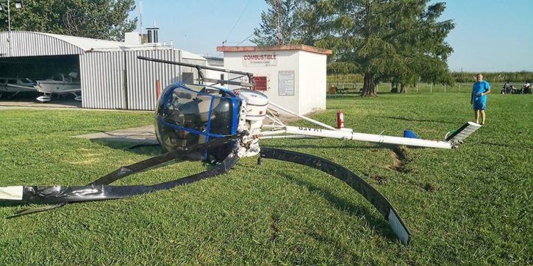 Accidente aéreo en Casilda: cayó un helicóptero (Día 7)