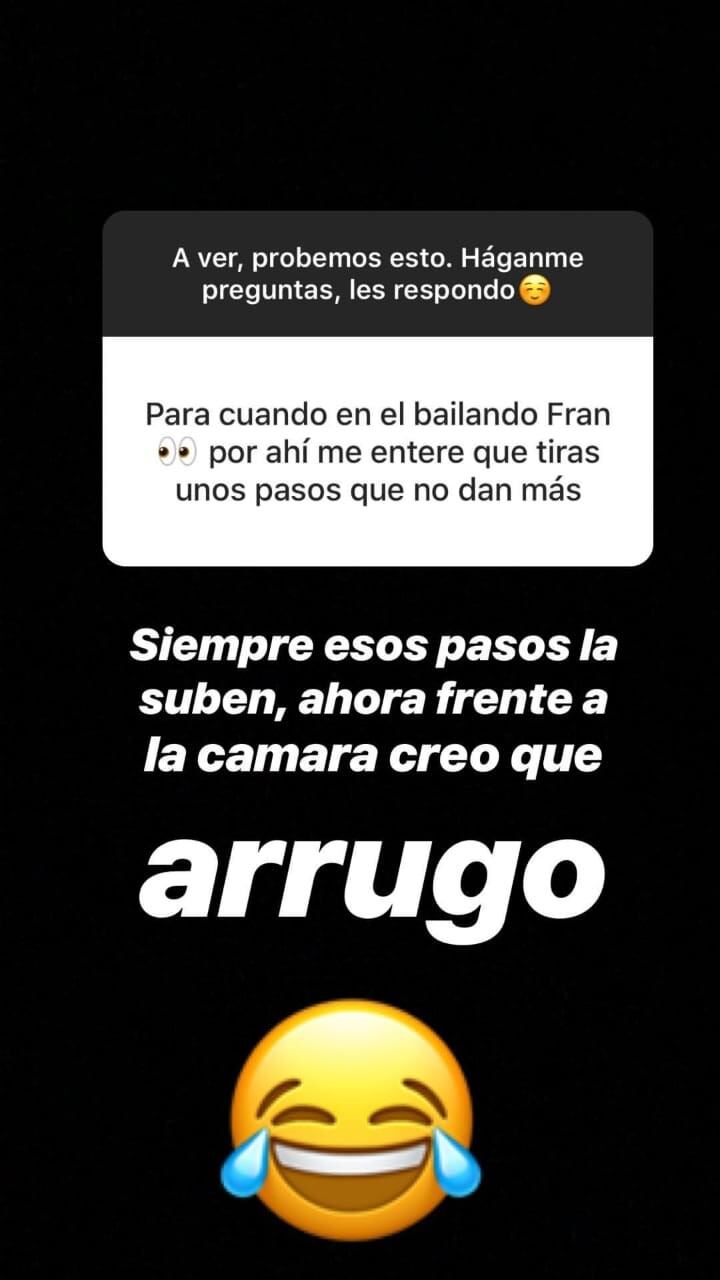 Francisco Tinelli respondió las preguntas de sus seguidores en Istagram