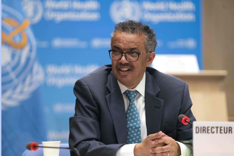 Tedros Adhanom Ghebreyesus, director general de la OMS. (AFP)