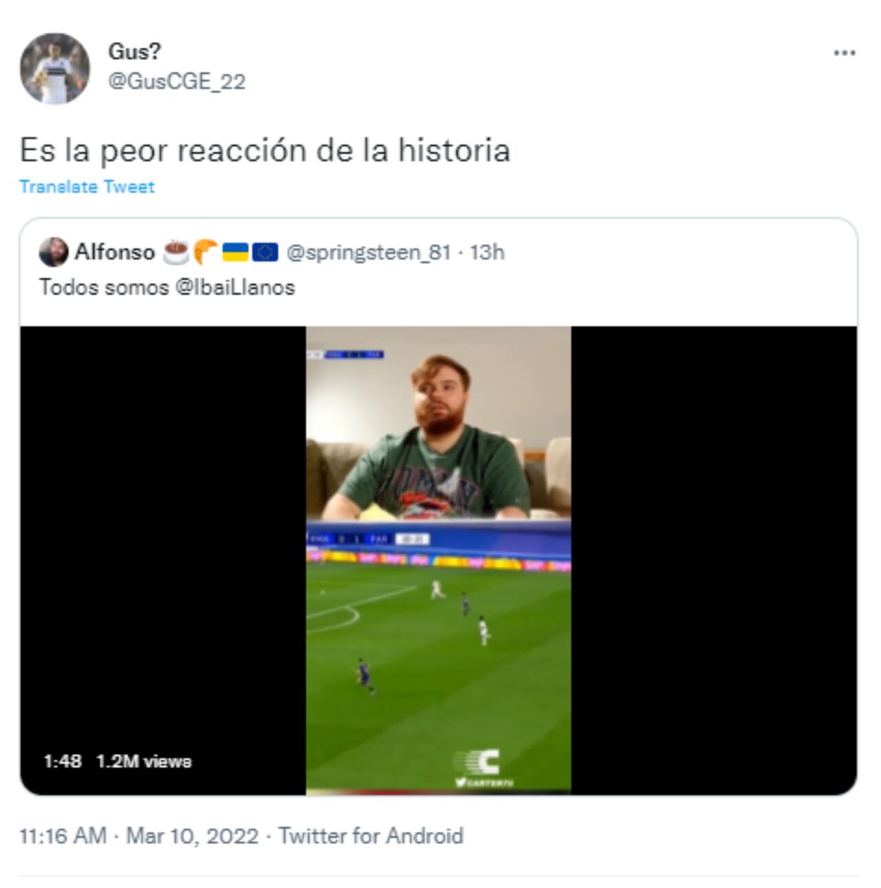 Ibai Llanos cruzó a un hincha de Gimnasia en Twitter.