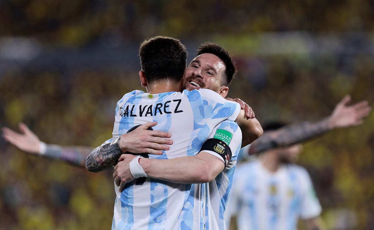 Julián Álvarez de Calchín, marcó su primer gol en la Selección Argentina y sueña con el Mundial de Qatar