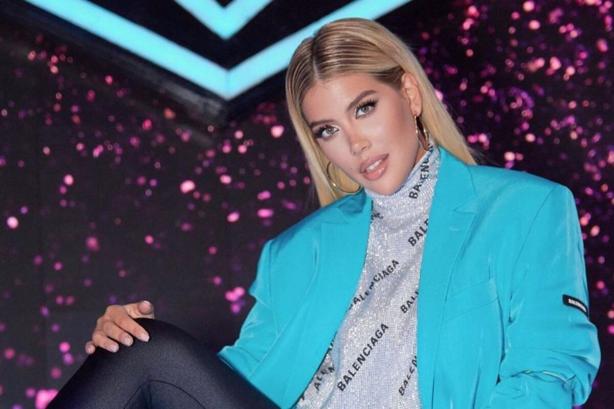 Wanda Nara encantó con su look en Quién es la Máscara: “Hoy me chapé a un pavo real”