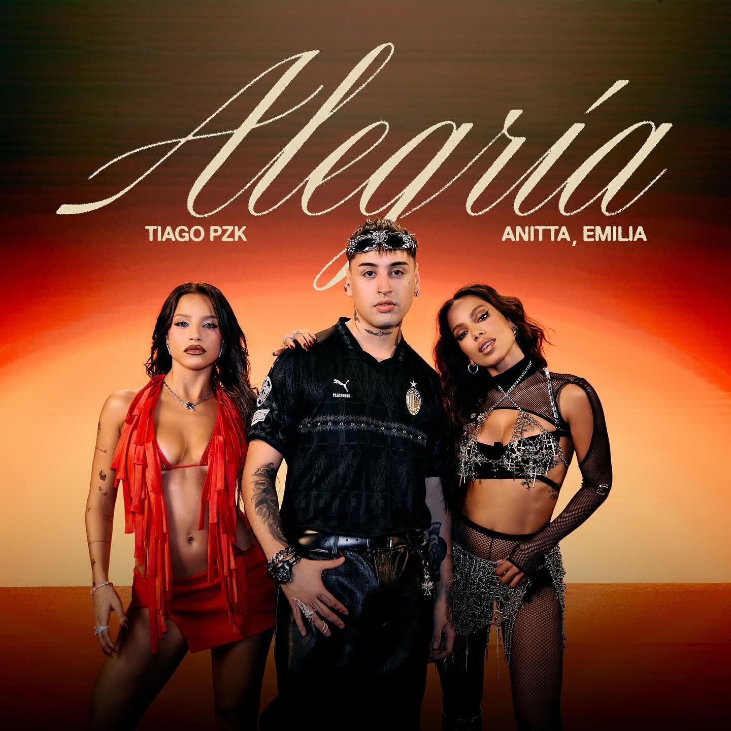 Cuándo se estrena “Alegría”, la canción de Tiago PZK junto a Emilia Mernes y Anitta