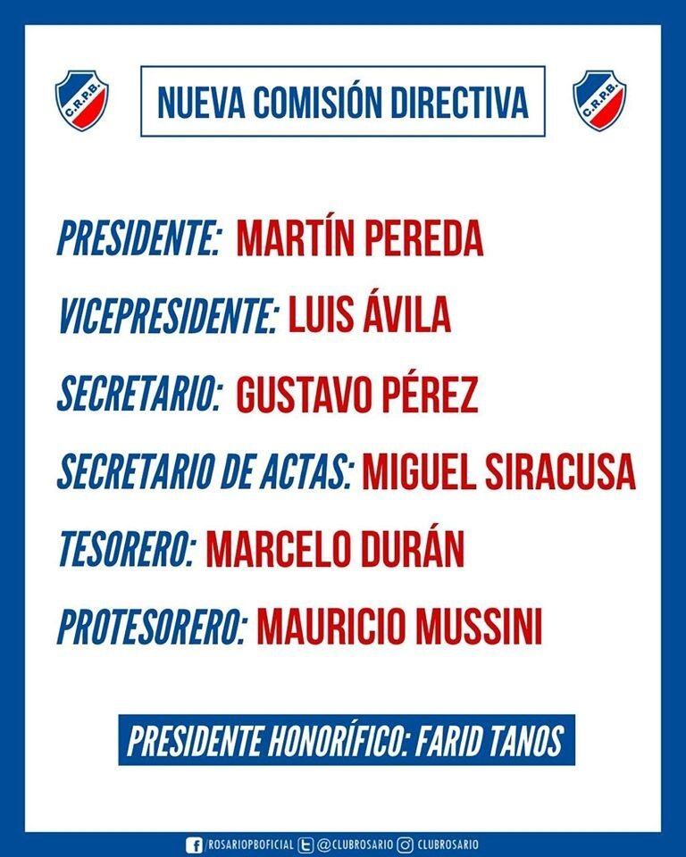 Comisión Directiva Rosario Puerto Belgrano