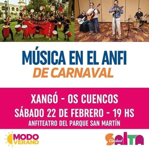 Música en el Anfi sábado 22 de febrero (Facebook XANGÓ Batucada)