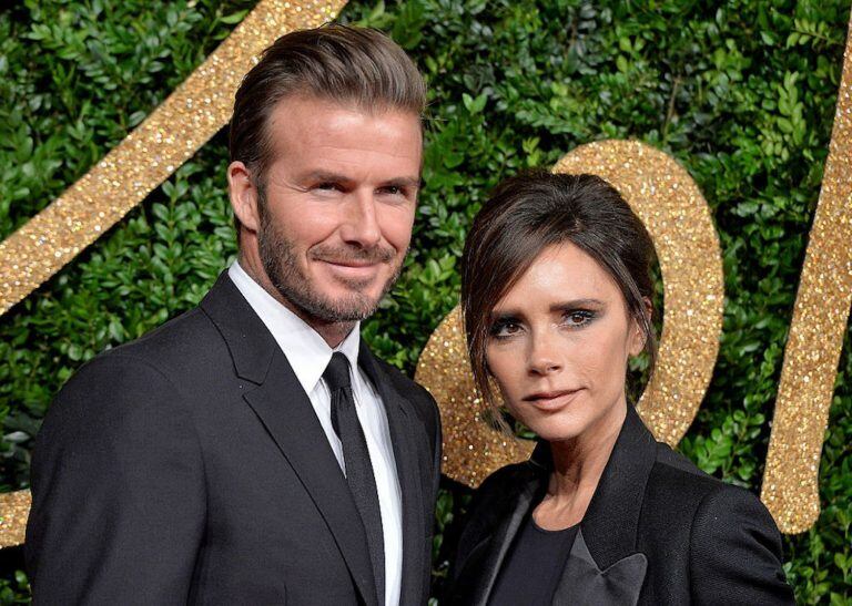 Victoria y David Beckham.