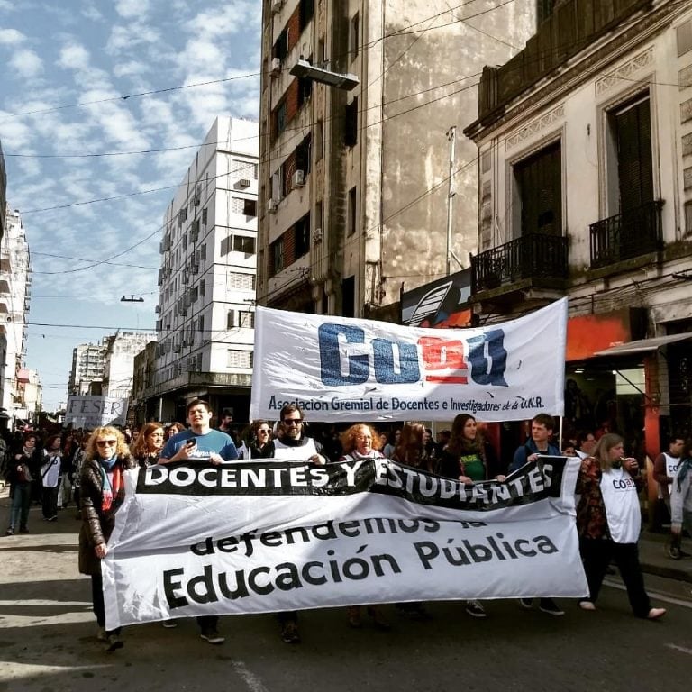 Imágen de la última marcha de Coad.