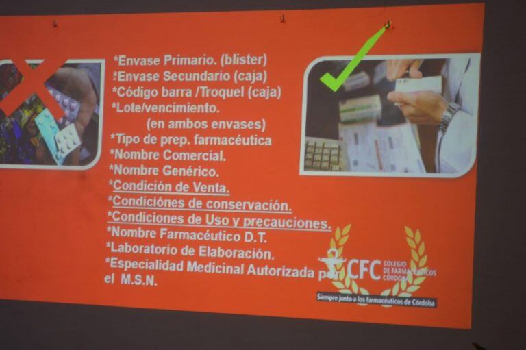 Capacitación del Colegio de Farmacéuticos