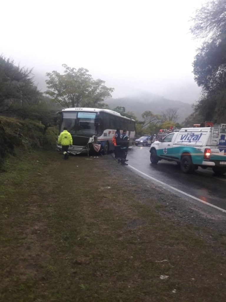 Accidente en la E55 (Foto: Cadena 3)