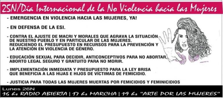 Hoy marcha #2N #NiUnaMenos