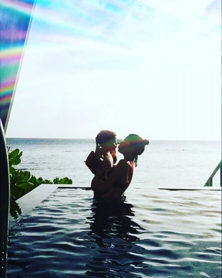 Sarah Felberbaum y su hijo  (Foto: Instagram)