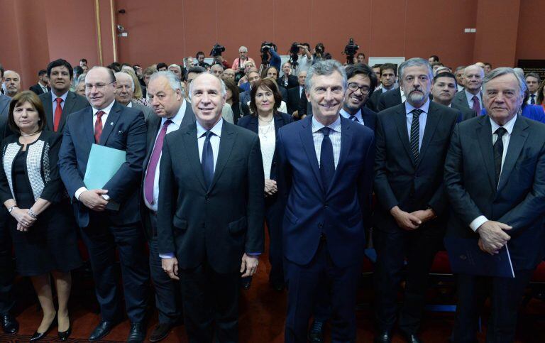 Ricardo Lorenzetti junto a Mauricio Macri