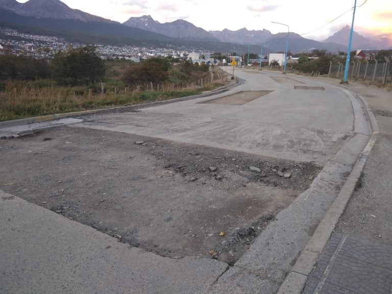 Cortes de calles en Ushuaia.