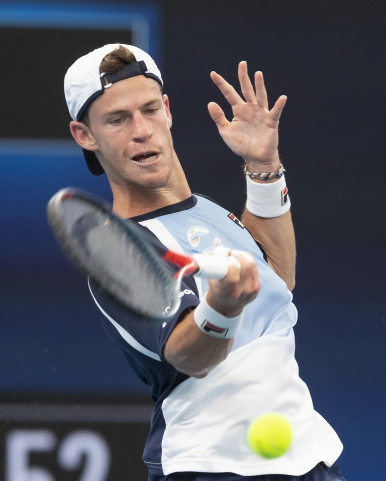 Diego Schwartzman no pudo ante Hubert Hurkacz y argumentó que fue por el calor (Foto: EFE/EPA/CRAIG GOLDING)