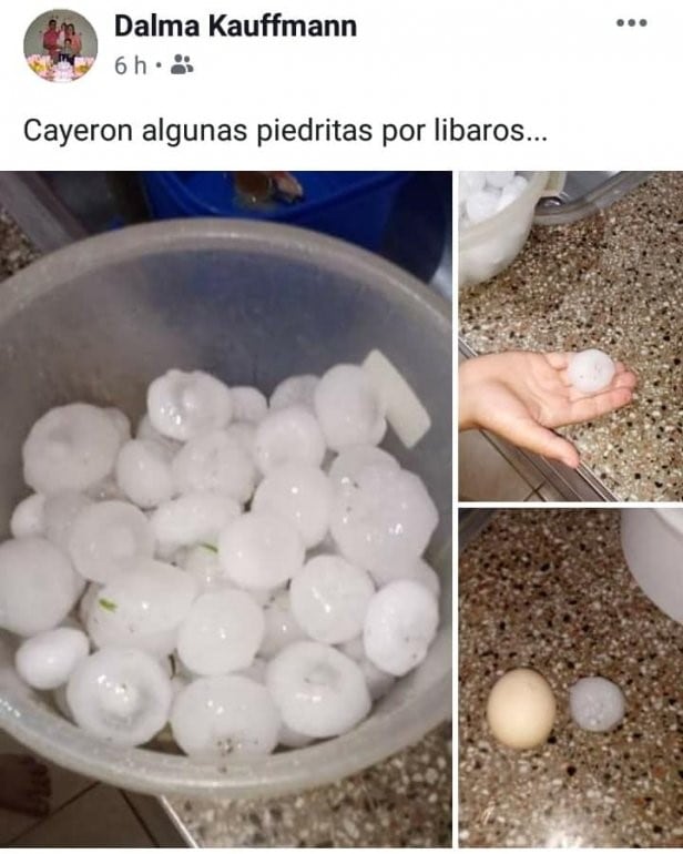 granizada en Líbaros (redes)