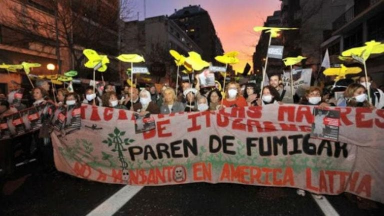 Marcha nacional de barbijos en Rosario