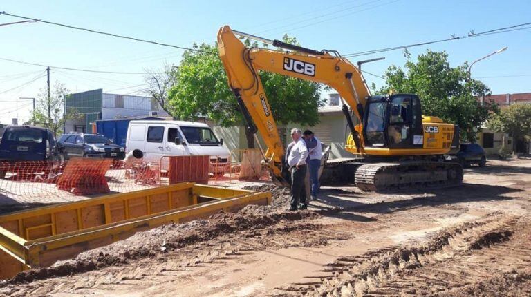 Obra Desagües Pluviales Arroyito Calle Bianchi