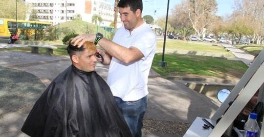 Fernando, en plena labor.