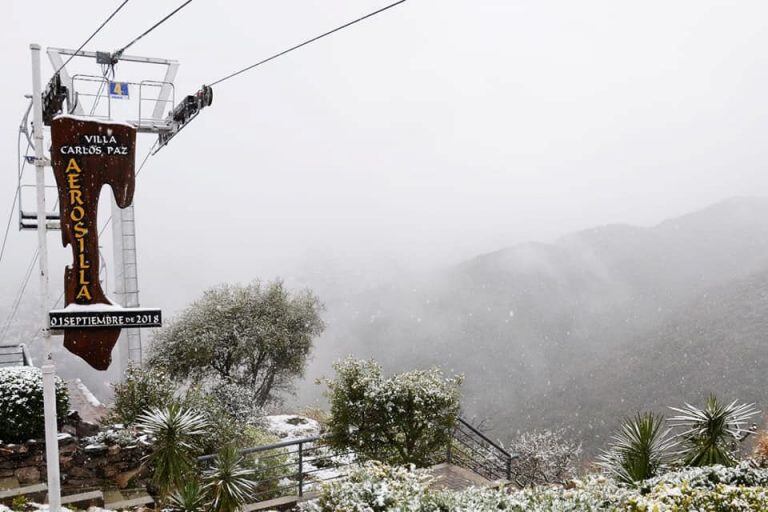 Nieve en la Aerosilla