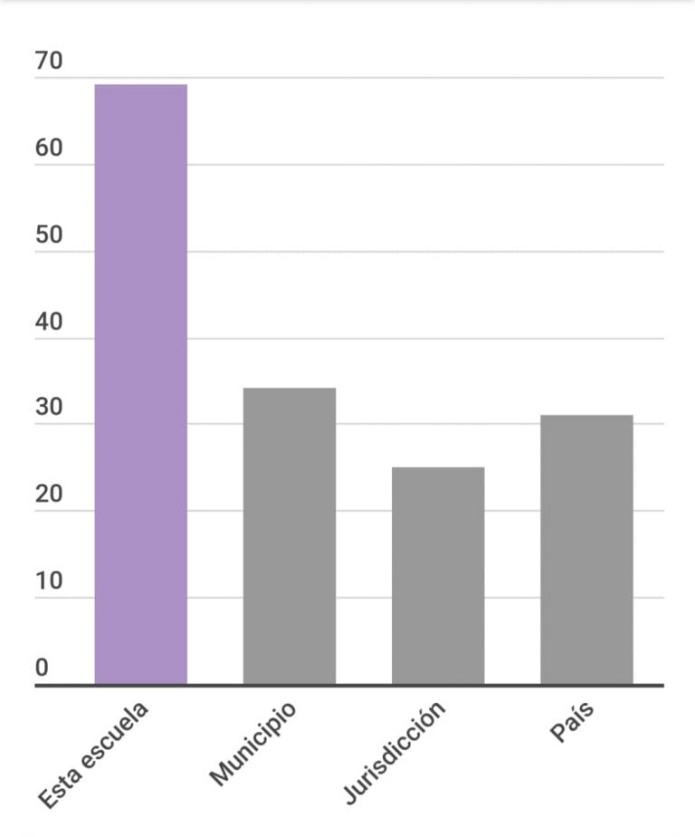 Resultados Matemática en alumnos de quinto años del Nacional 1 - Fuente Infobae