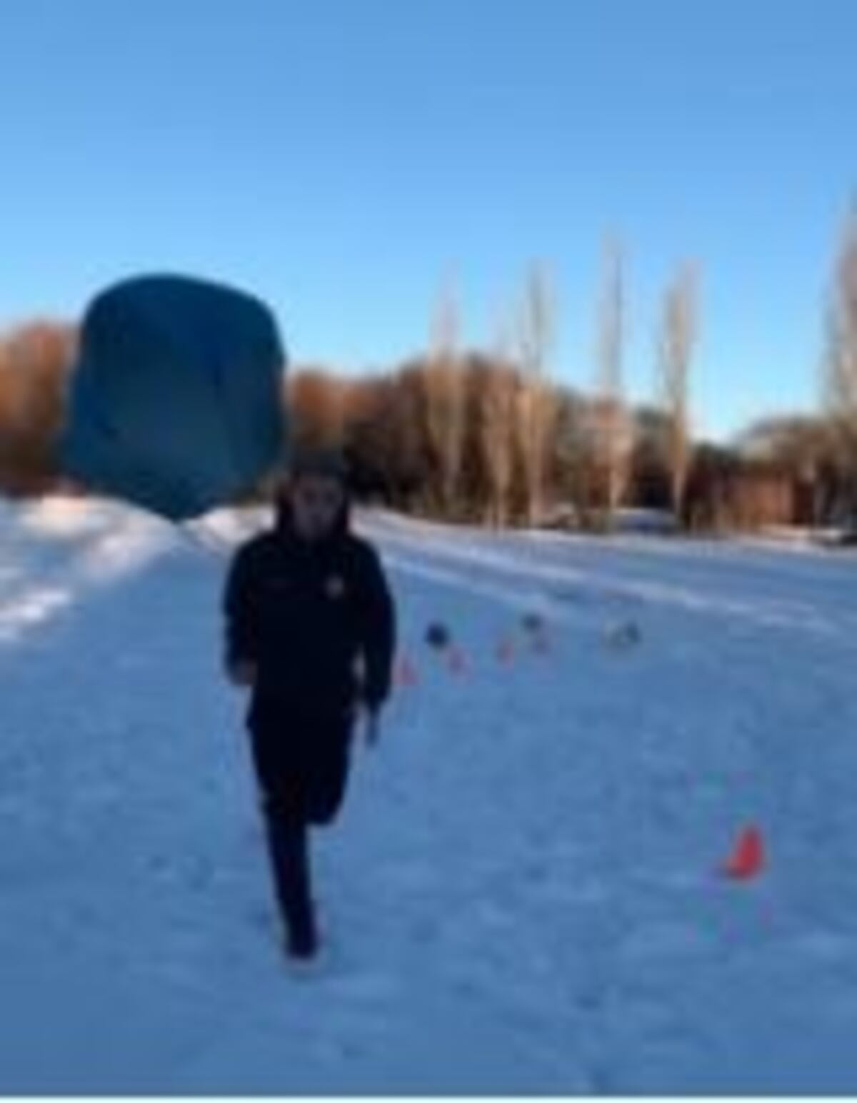 Entrenar bajo la nieve y en tiempos de pandemia