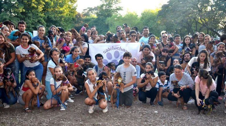 Los chaqueños fanáticos de los perros salchichas vuelven a reunirse.