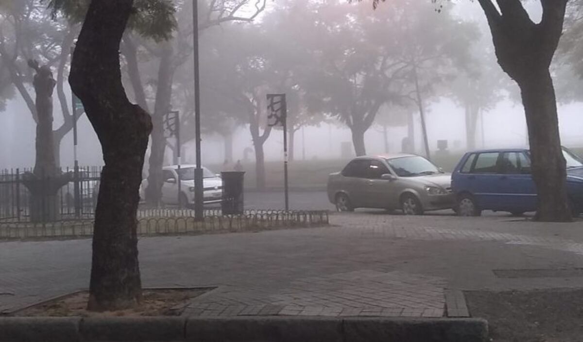 Rosario amaneció con niebla en los accesos y se complicó el tránsito