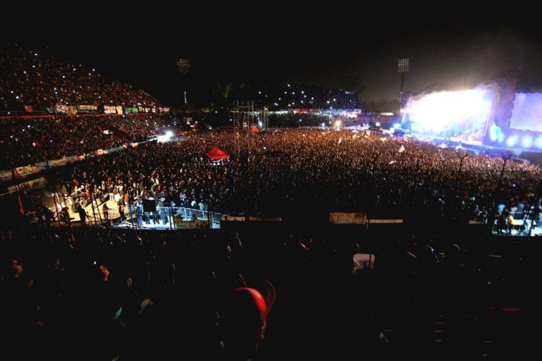 Recital de La Renga en Rosario el pasado sábado. (@rosariorock)