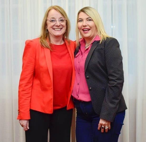 Rosana Bertone y Alicia Kirchner