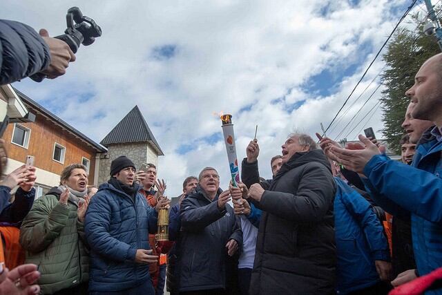 antorcha olímpica inicia el recorrido por Ushuaia