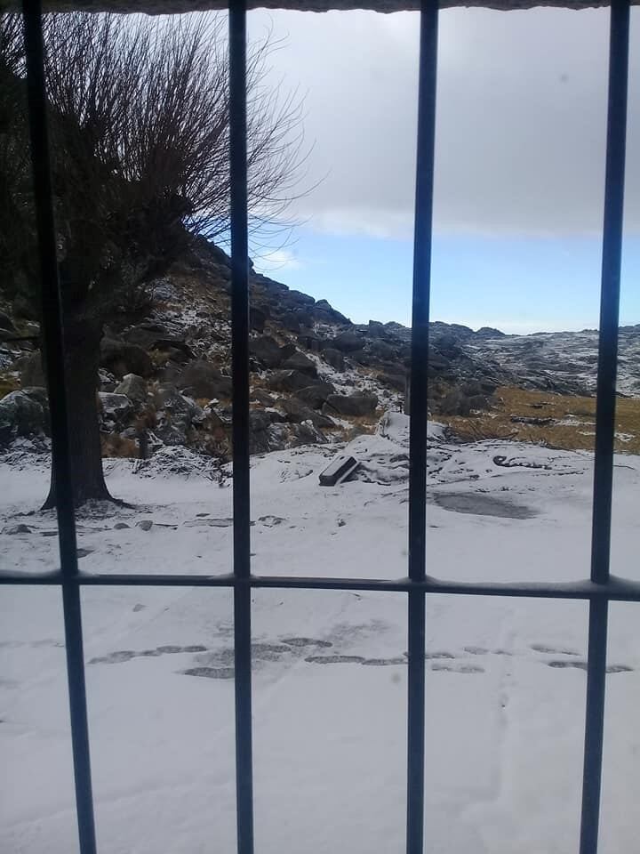 Las fotos de la nevada en el Champaquí.