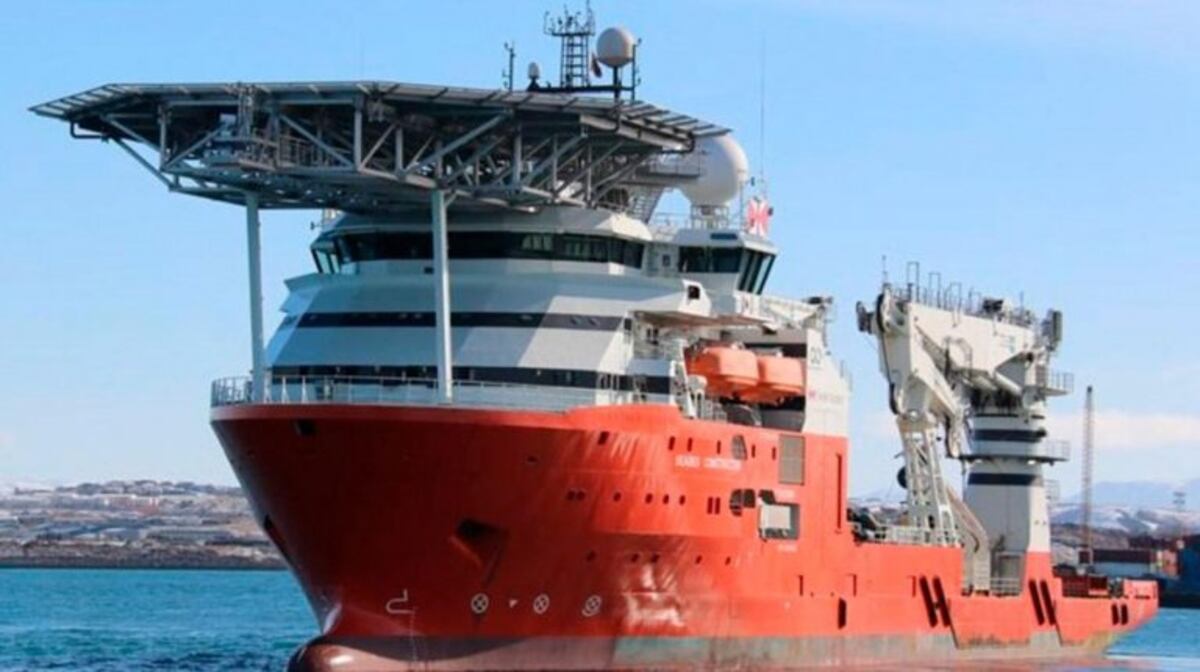 El buque noruego llega a Comodoro el 6 de septiembre para buscar al ARA San Juan