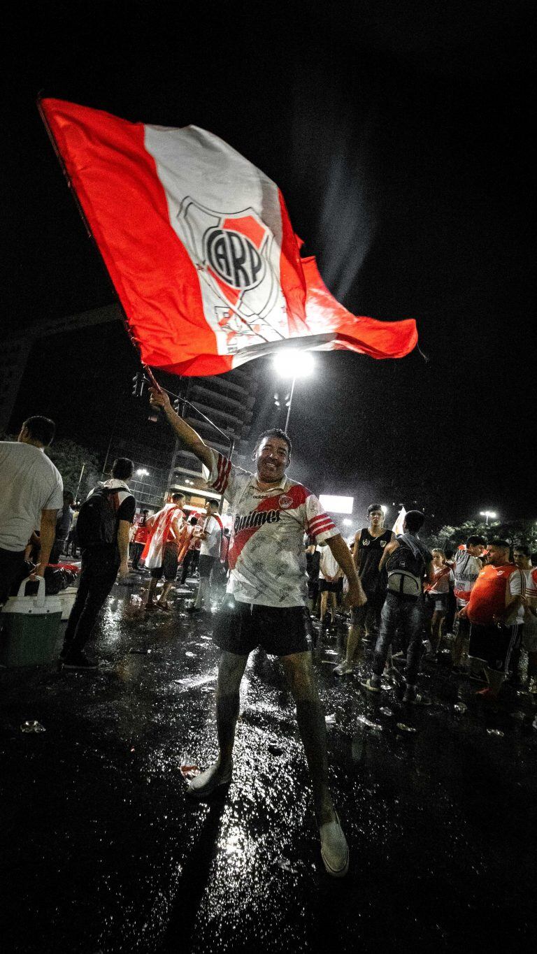 Festejos en Córdoba por River campeón.