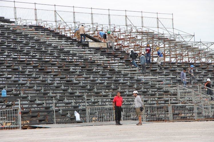 Las tribunas contarán con capacidad para 15.000 personas.