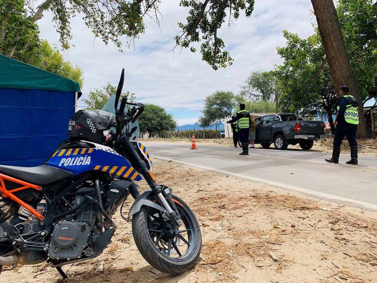 Controles viales en Salta. (Policía de Salta)