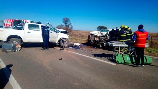 Un muerto en un accidente fatal ocurrido en la Ruta 158 en cercanías de Villa María. (Policía de Córdoba)