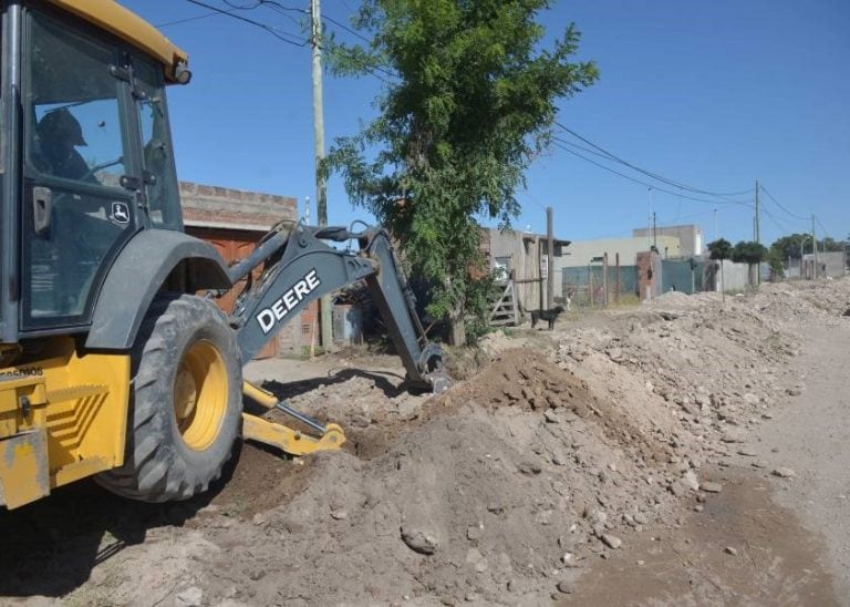 Continúan las obras en el Barrio Altos Sánchez