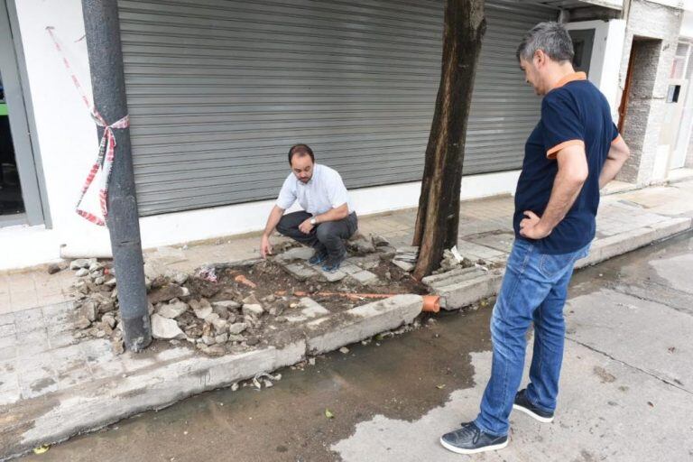 Se inundó el Concejo Deliberante de Córdoba tras las lluvias del fin de semana. (Prensa Concejo Deliberante)