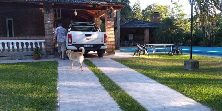 Balearon la casa de Ricardo Magdalena, abogado ligado a Colón. (Verónica Ensinas)