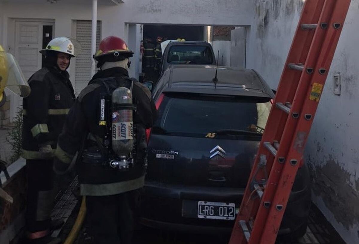 Incendio en un Taller Mecánico en Punta Alta